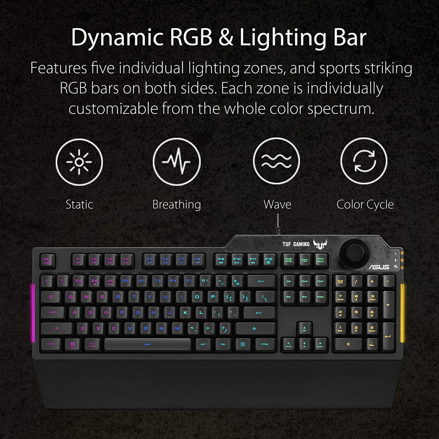 ASUS TUF Gaming K1 Membrane Gaming Keyboard (Boxed) — Buy in Cyprus with Fast Delivery