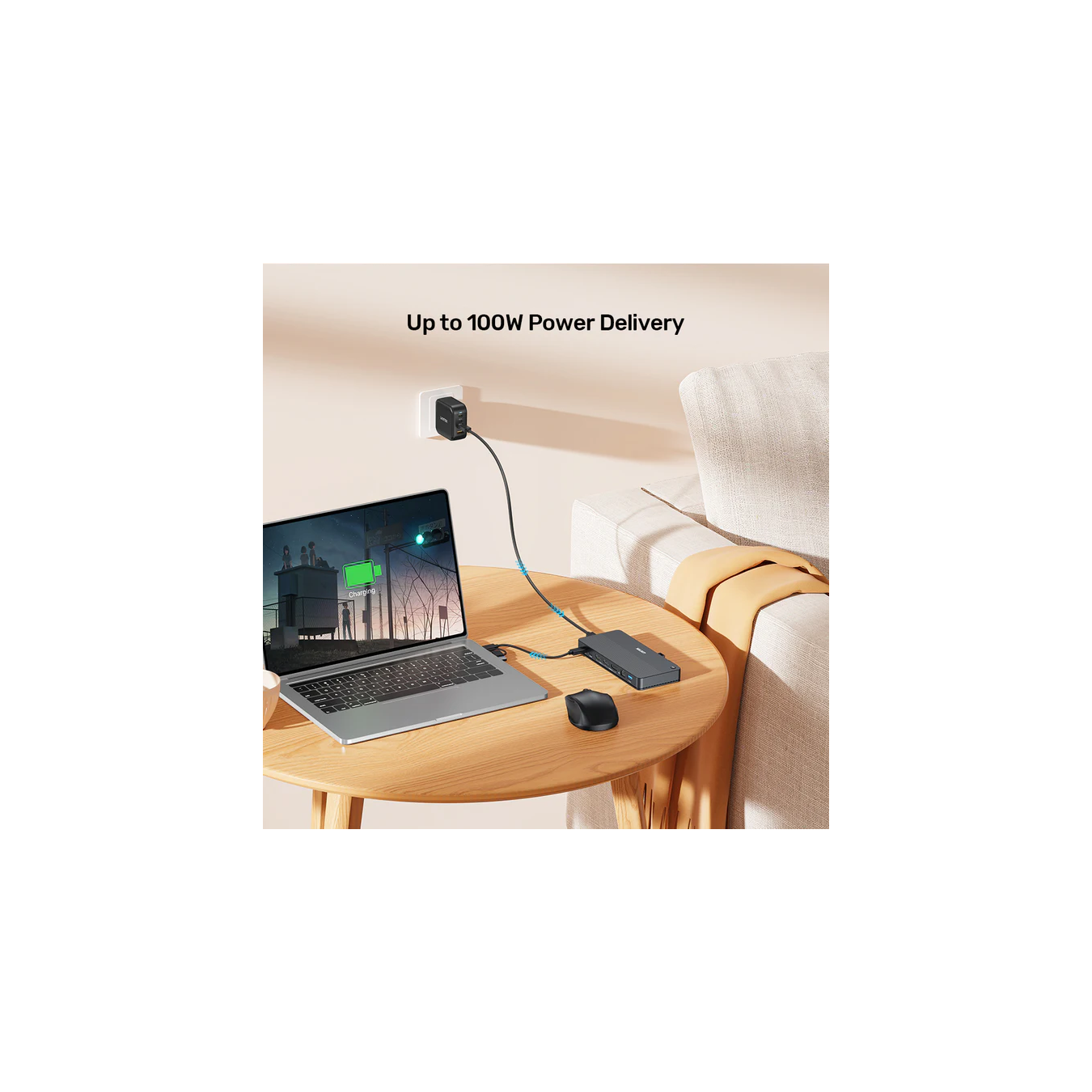 Unitek D1103A KVM Switch USB-C Dual 4K@60Hz – 100W PD | Armenius Store