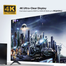 Unitek D1103A KVM Switch USB-C Dual 4K@60Hz – 100W PD | Armenius Store
