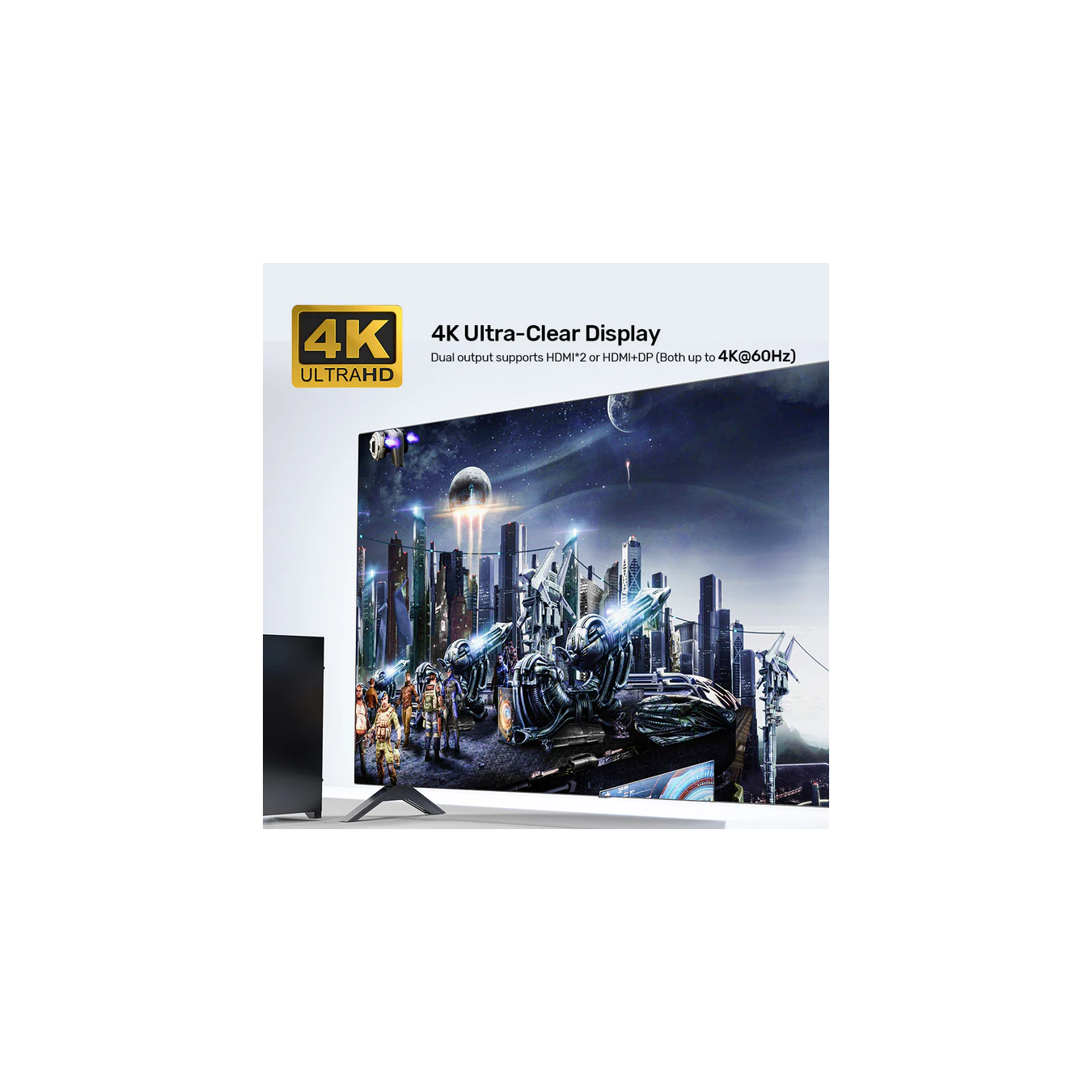Unitek D1103A KVM Switch USB-C Dual 4K@60Hz – 100W PD | Armenius Store