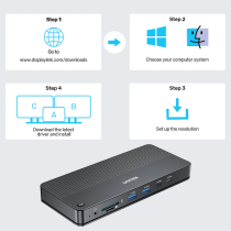 Unitek D1103A KVM Switch USB-C Dual 4K@60Hz – 100W PD | Armenius Store