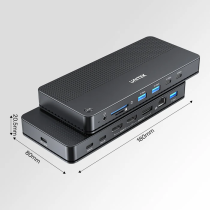 Unitek D1103A KVM Switch USB-C Dual 4K@60Hz – 100W PD | Armenius Store