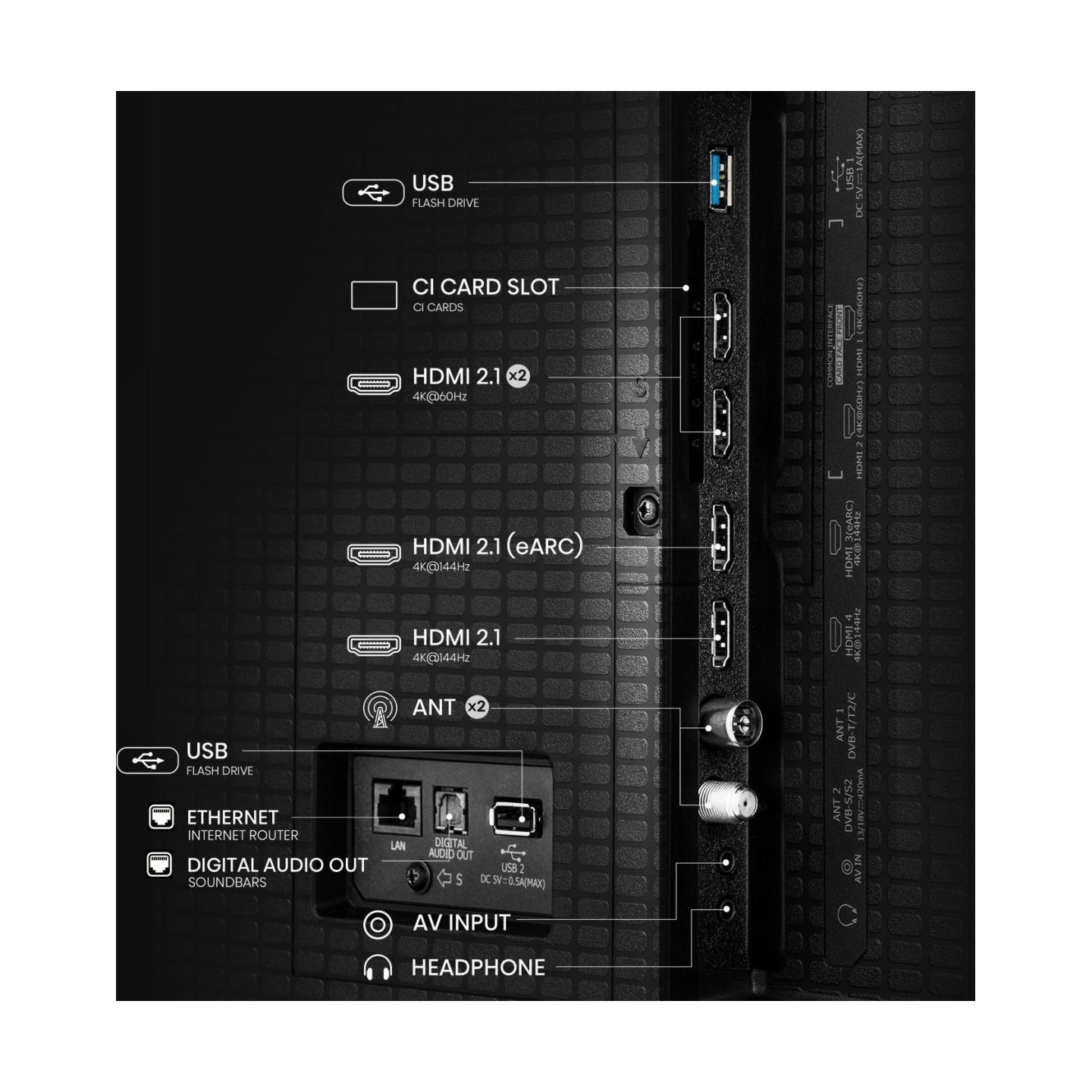 Hisense 65'' 4K Smart QLED MINI LED 120hz Gaming TV - 65U8NQ - 65'' 4K Smart QLED MINI LED 120hz Gaming TV