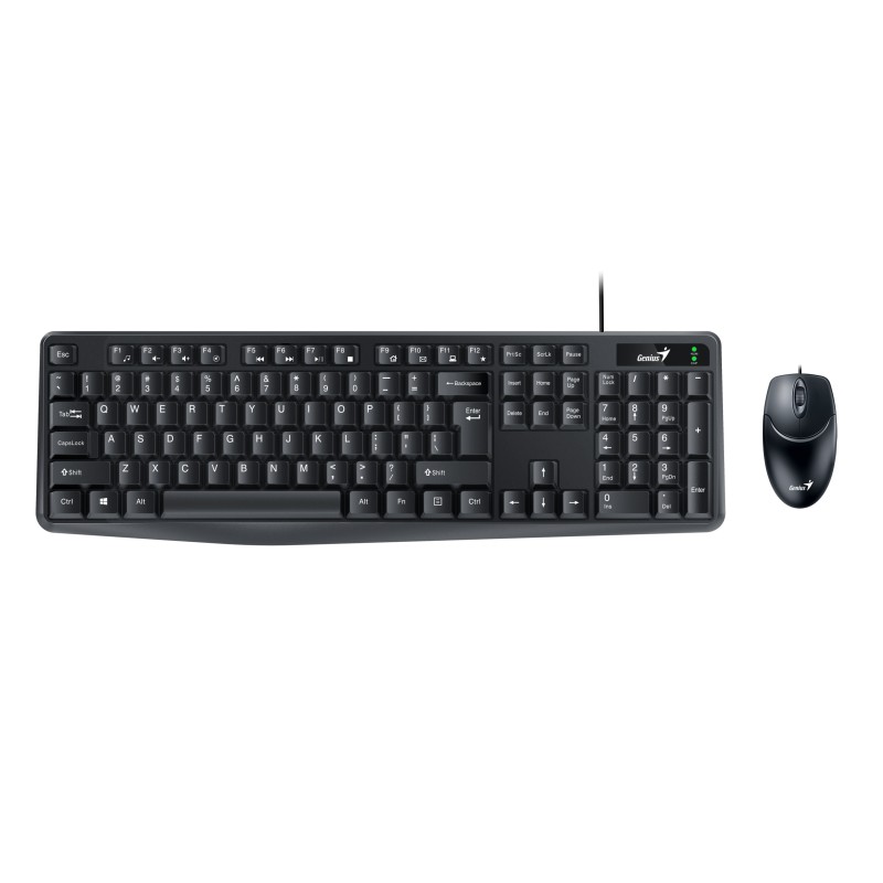 Genius KM-170 Wired Keyboard-Mouse Set - Greek (Boxed) — Buy in Cyprus with Fast Delivery