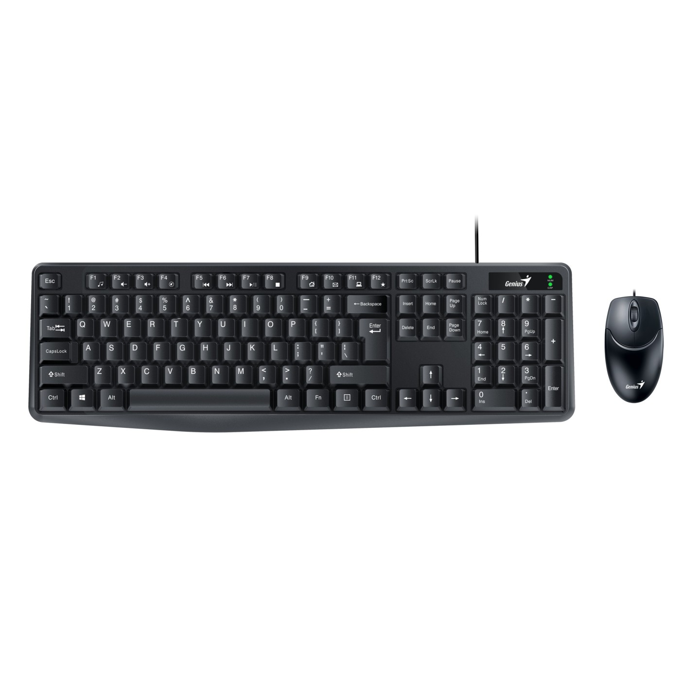 Genius KM-170 Wired Keyboard-Mouse Set - Greek (Boxed) — Buy in Cyprus with Fast Delivery