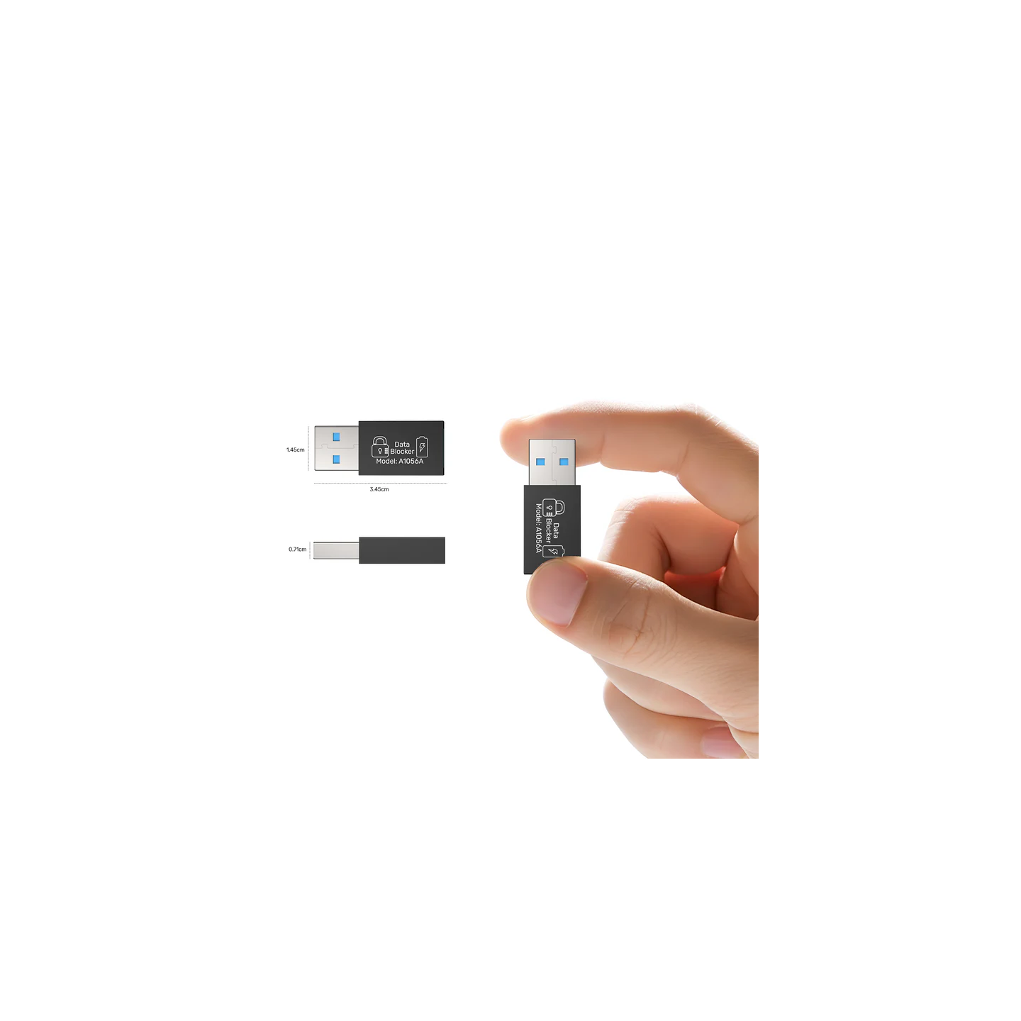 Unitek USB-A Data Blocker - A1056A - 5V2A (2 pack) — Buy in Cyprus with Fast Delivery