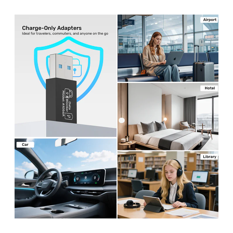 Buy Unitek USB-A Data Blocker - A1056A - 5V2A (2 pack) in Cyprus, Nicosia, Limassol, Larnaka, Pafos