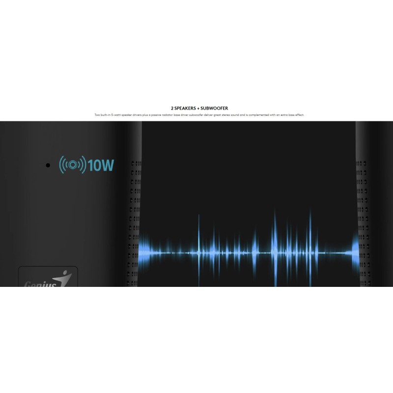 Buy Genius Mobile Speaker Portable BT 10W White - SP-925BT - BT 10W White in Cyprus, Nicosia, Limassol, Larnaka, Pafos