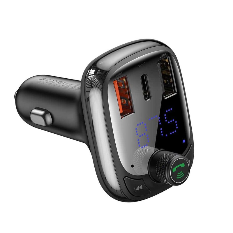 Buy Baseus Car FM Transmitter-Charger 36W USB BT SD - S13 - Car FM Transmitter-C... in Cyprus, Nicosia, Limassol, Larnaka, Pafos