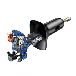 Buy Baseus Car FM Transmitter-Charger 36W USB BT SD - S13 - Car FM Transmitter-C... in Cyprus, Nicosia, Limassol, Larnaka, Pafos