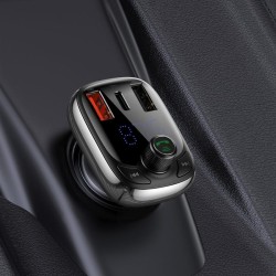 Buy Baseus Car FM Transmitter-Charger 36W USB BT SD - S13 - Car FM Transmitter-C... in Cyprus, Nicosia, Limassol, Larnaka, Pafos