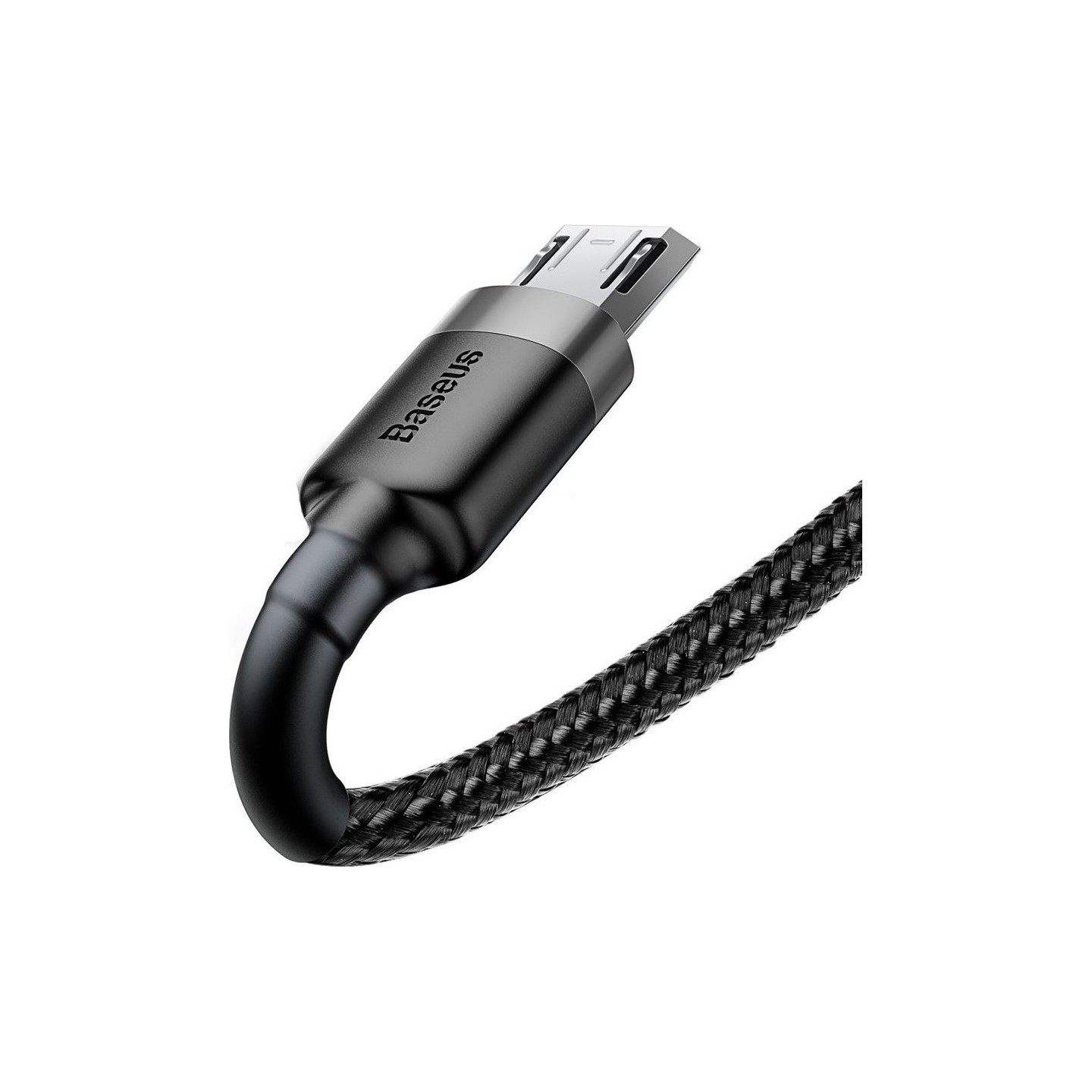 Baseus Cafule CAMKLF-AG1 MicroUSB to USB-A Braided 0.5m Black-Grey (Retail) — Buy in Cyprus with Fast Delivery