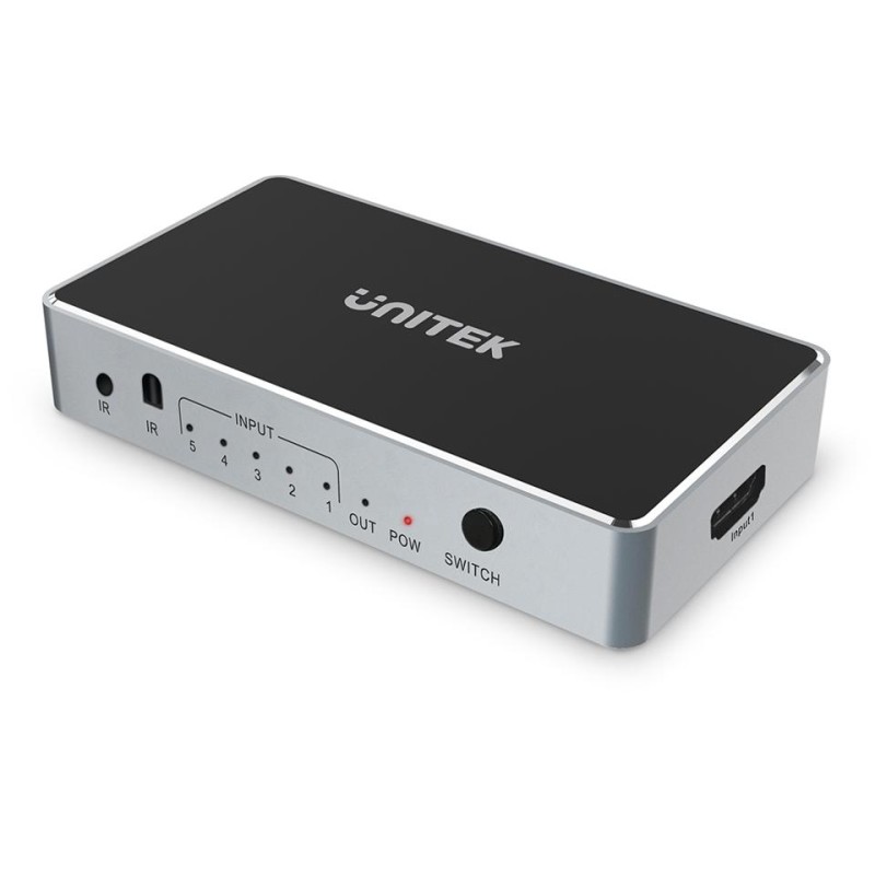Buy Unitek HDMI Switch - V1110A - 4K HDMI Switch 5in-1out in Cyprus, Nicosia, Limassol, Larnaka, Pafos