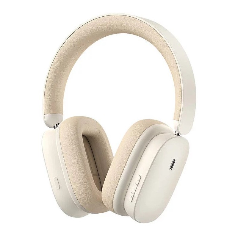 Buy Baseus Bowie - H1 - Noise Cancelling Wireless Headphones White in Cyprus, Nicosia, Limassol, Larnaka, Pafos