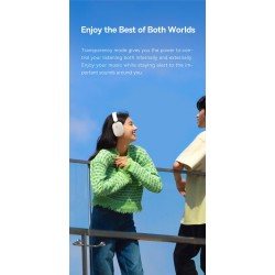 Buy Baseus Bowie - H1 - Noise Cancelling Wireless Headphones White in Cyprus, Nicosia, Limassol, Larnaka, Pafos