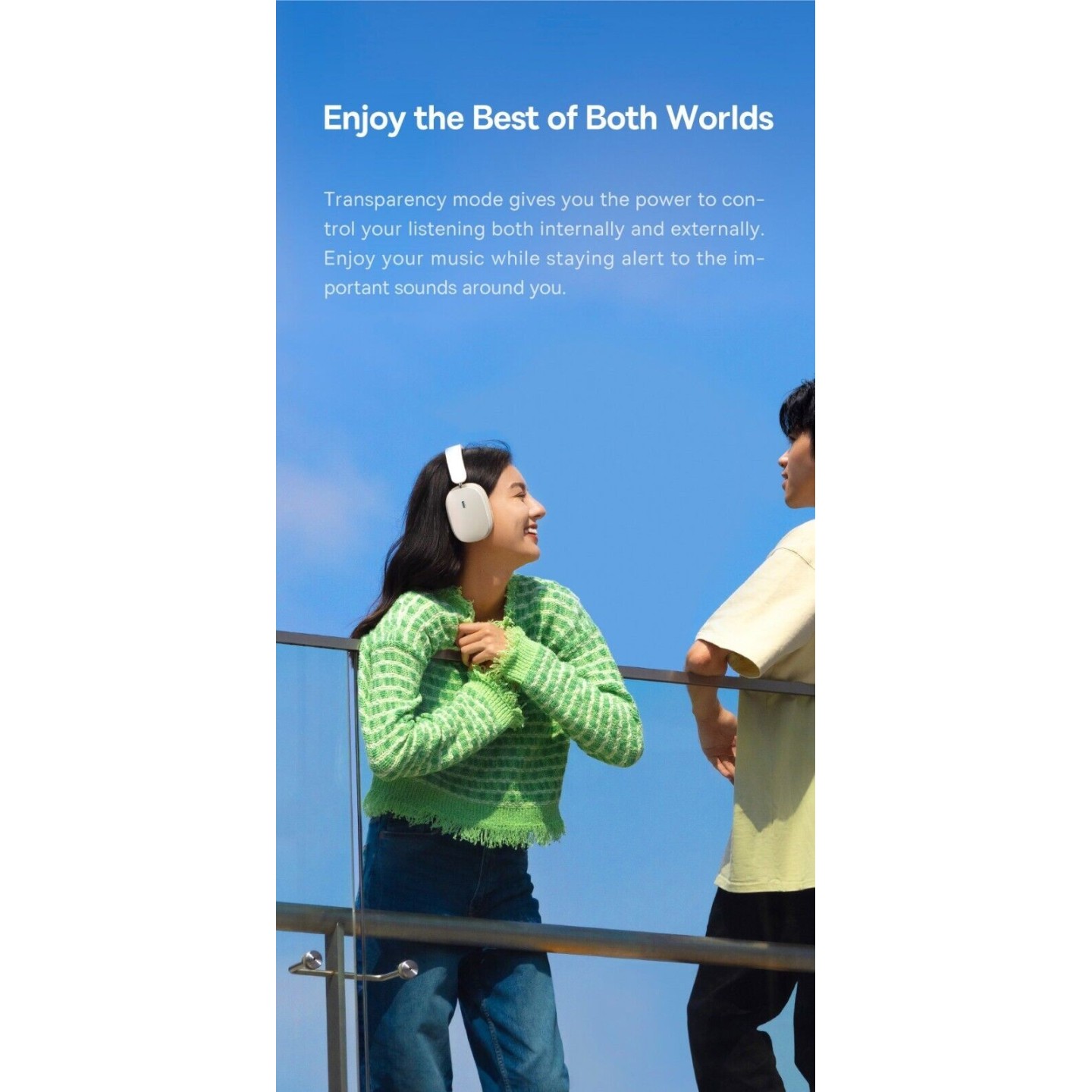 Baseus Bowie - H1 - Noise Cancelling Wireless Headphones White — Buy in Cyprus with Fast Delivery