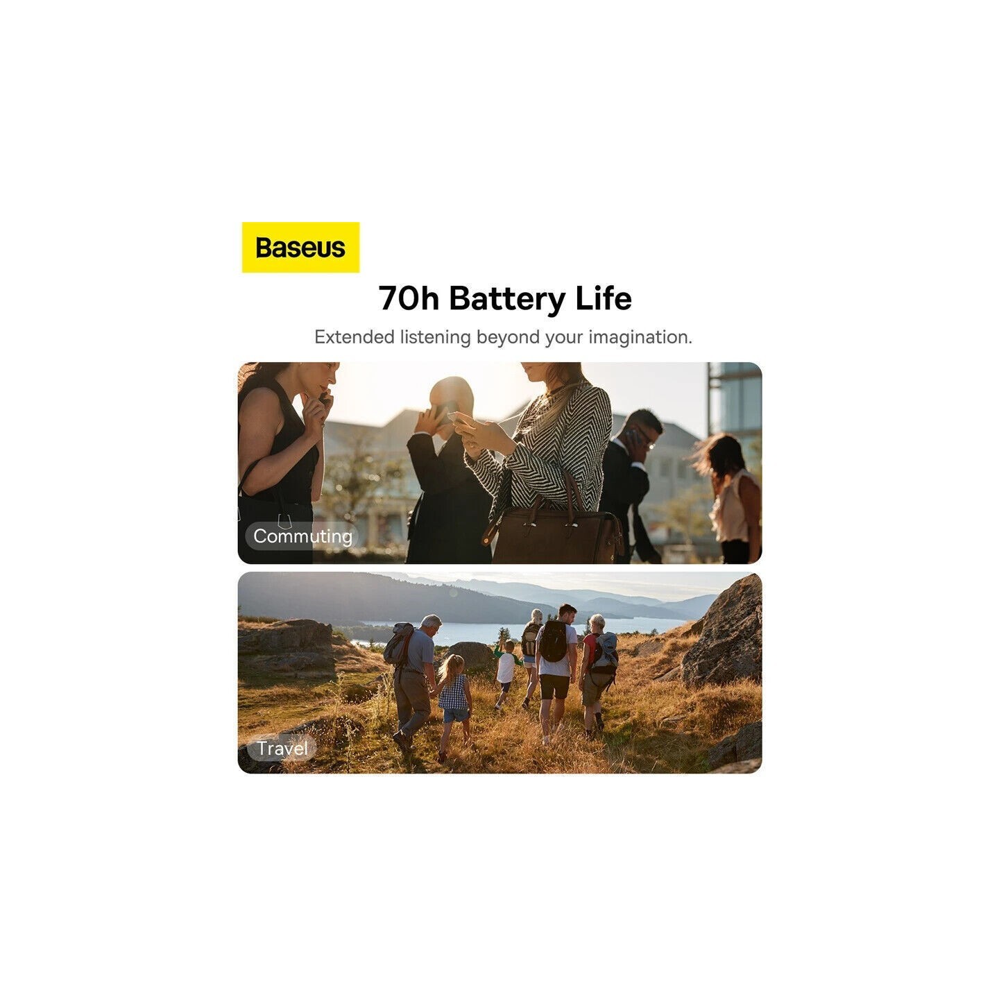 Baseus Bowie - H1 - Noise Cancelling Wireless Headphones White — Buy in Cyprus with Fast Delivery