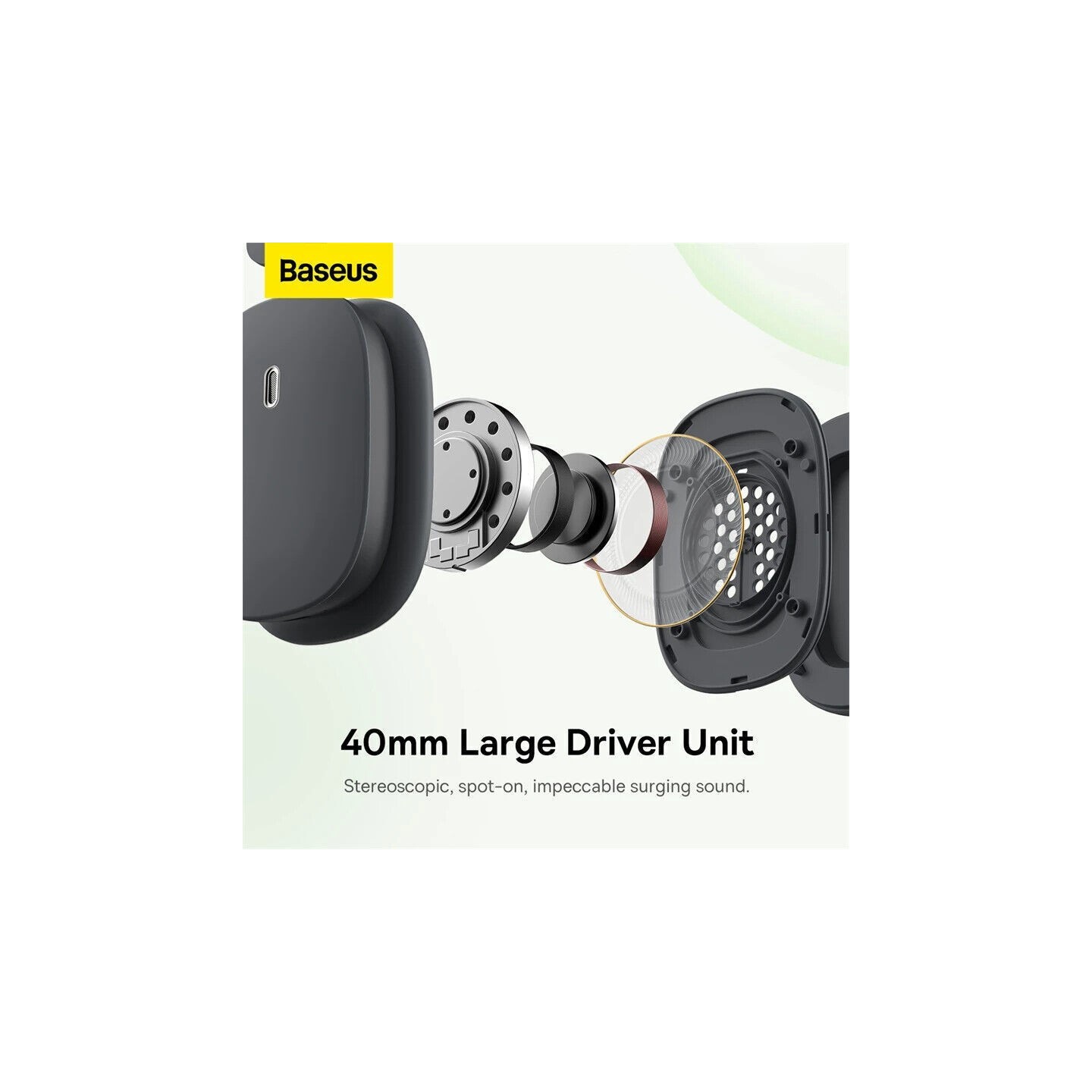 Baseus Bowie - H1 - Noise Cancelling Wireless Headphones White — Buy in Cyprus with Fast Delivery