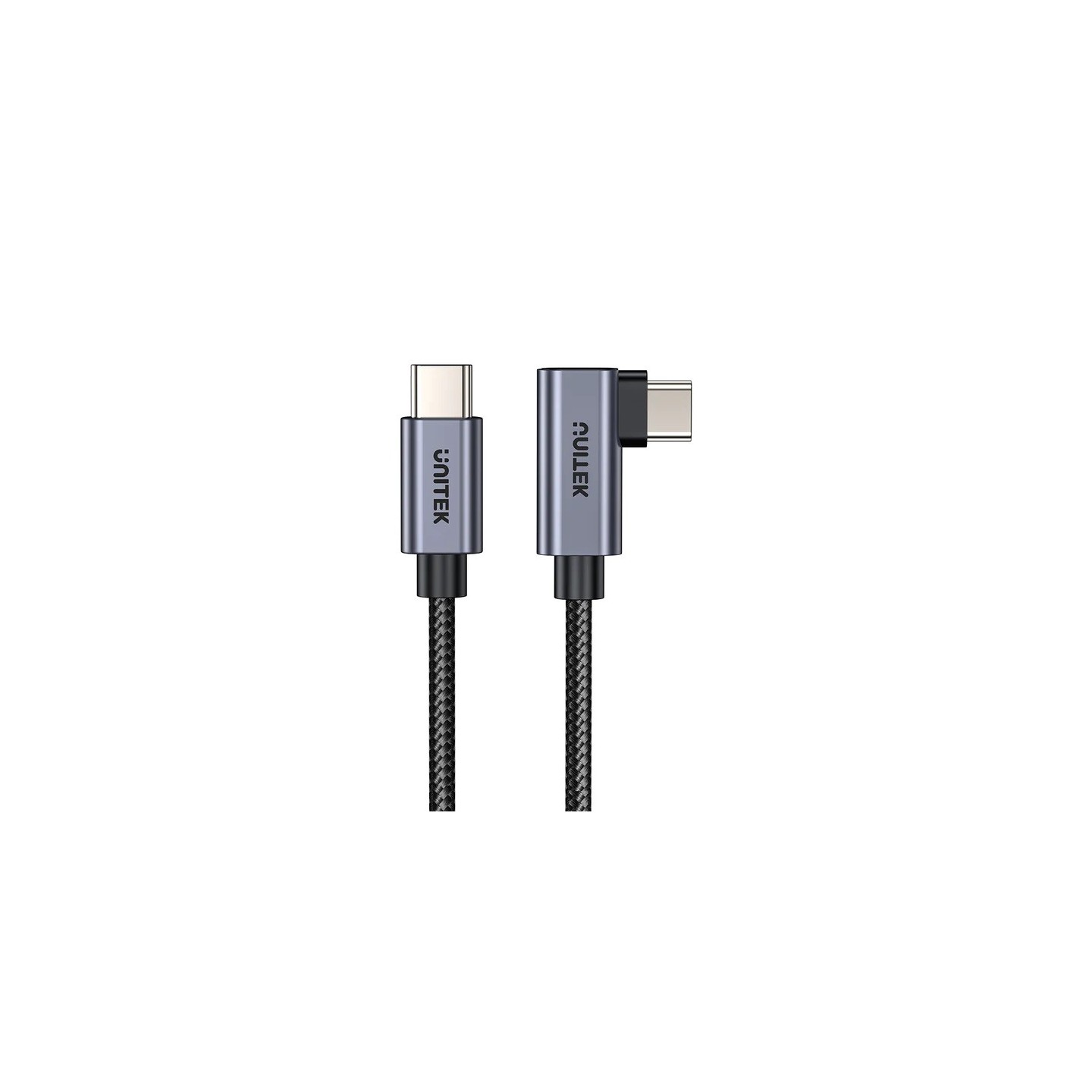 Unitek C14123BK-1M USB-C 100W PD L-Shape 1m Cable (Retail) — Buy in Cyprus with Fast Delivery