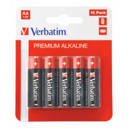 Buy Verbatim Alkaline AA Batteries - 10pcs in Cyprus, Nicosia, Limassol, Larnaka, Pafos