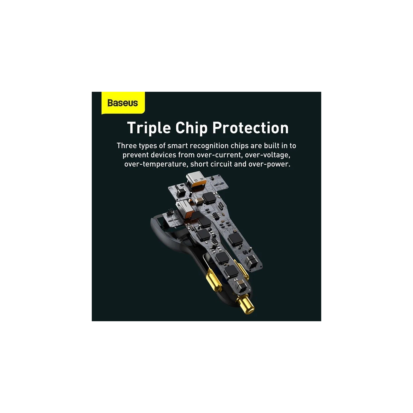 Baseus Car Charger - 160W Qualcomm Quick Charge 5 — Buy in Cyprus with Fast Delivery