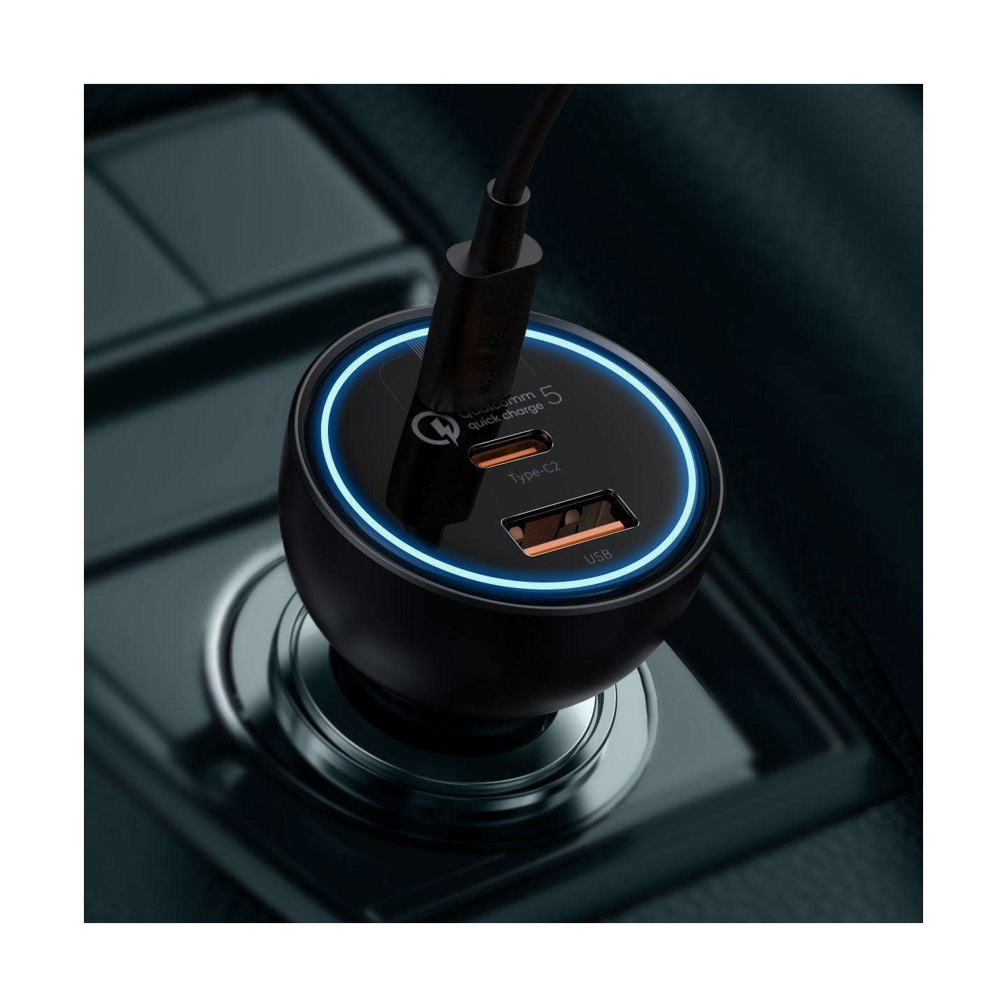 Baseus Car Charger - 160W Qualcomm Quick Charge 5 — Buy in Cyprus with Fast Delivery