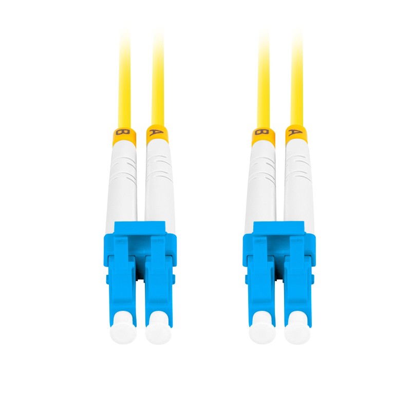Buy Lanberg Fiber Patch Cord - LC UPC-LC UPC SM 9 125 Duplex LSZH 3.0m in Cyprus, Nicosia, Limassol, Larnaka, Pafos