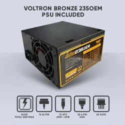 Buy Alcatroz PC Case M-ATX FUTURA MILLENIA - M200 - with 235W PSU in Cyprus, Nicosia, Limassol, Larnaka, Pafos
