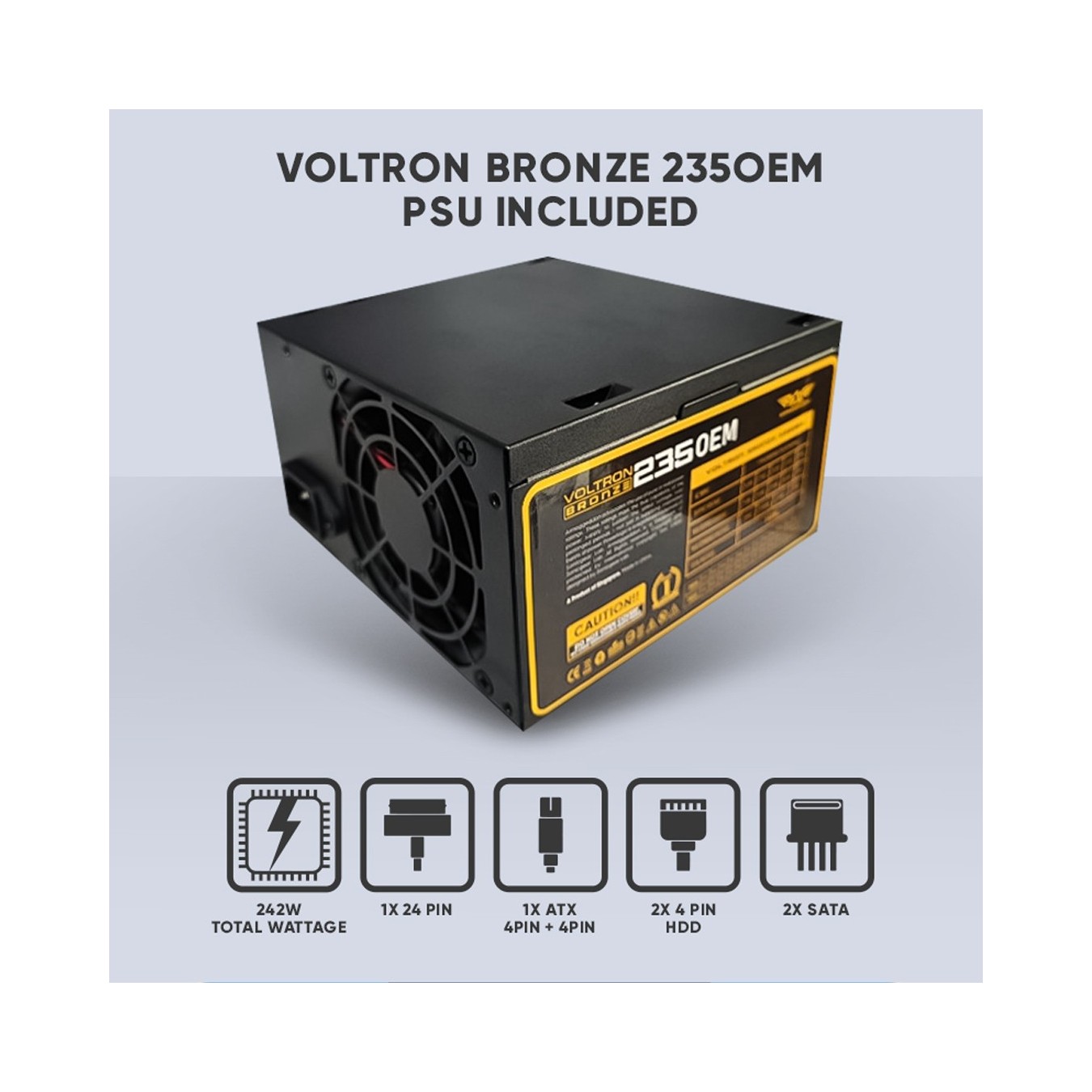 Alcatroz Futura Millenia M200 Micro-ATX Case – 235W PSU | Armenius Store