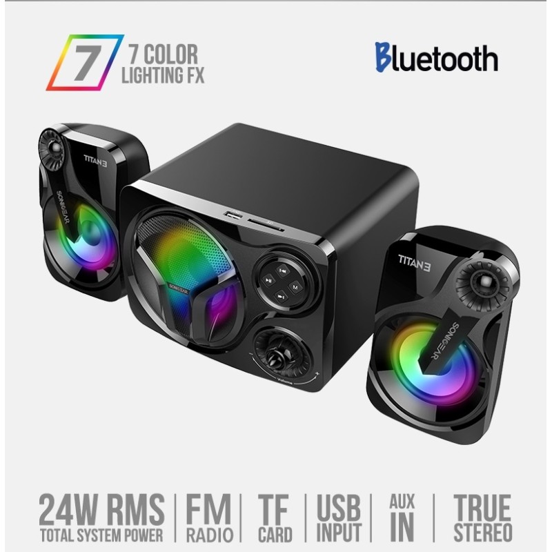 Buy Sonicgear - Titan3 - USB Powered 2.1 PC Speakers in Cyprus, Nicosia, Limassol, Larnaka, Pafos