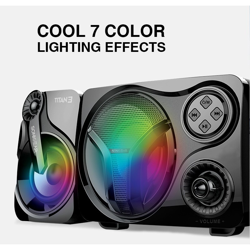 Buy Sonicgear - Titan3 - USB Powered 2.1 PC Speakers in Cyprus, Nicosia, Limassol, Larnaka, Pafos