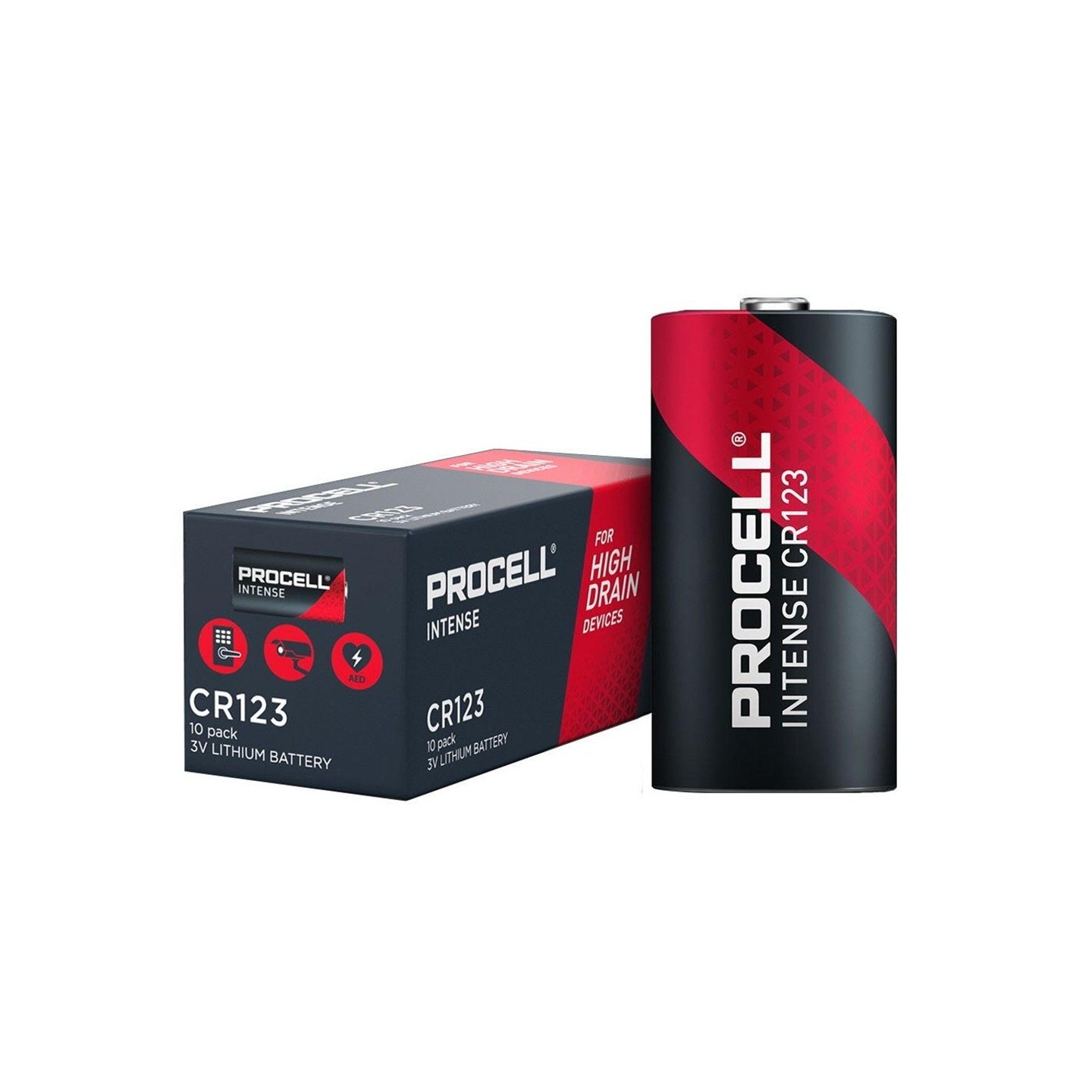 Duracell Procell Industrial - CR123A - Box of 10pcs — Buy in Cyprus with Fast Delivery