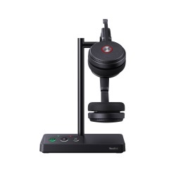 Buy Yealink Headset Wireless DECT with Base Station - WH62 - Dual Teams 150m in Cyprus, Nicosia, Limassol, Larnaka, Pafos