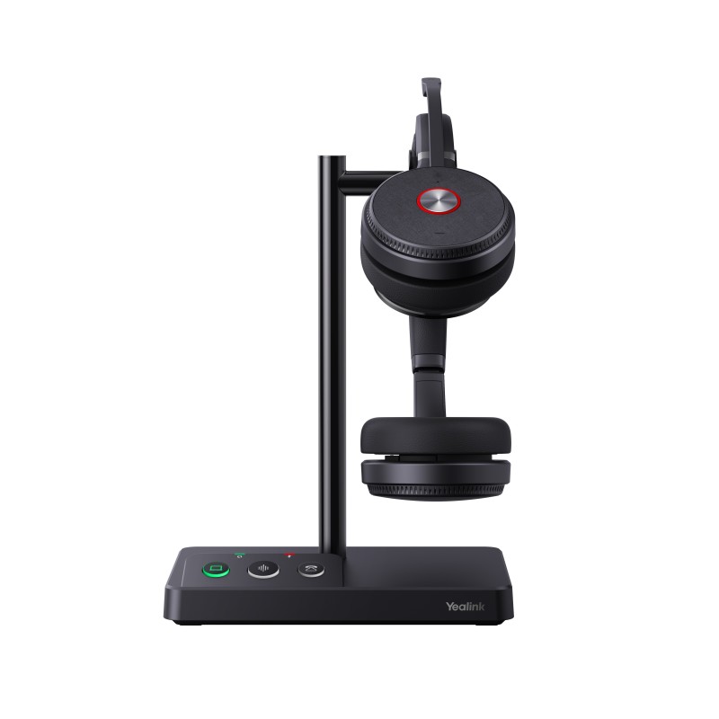 Buy Yealink Headset Wireless DECT with Base Station - WH62 - Dual Teams 150m in Cyprus, Nicosia, Limassol, Larnaka, Pafos