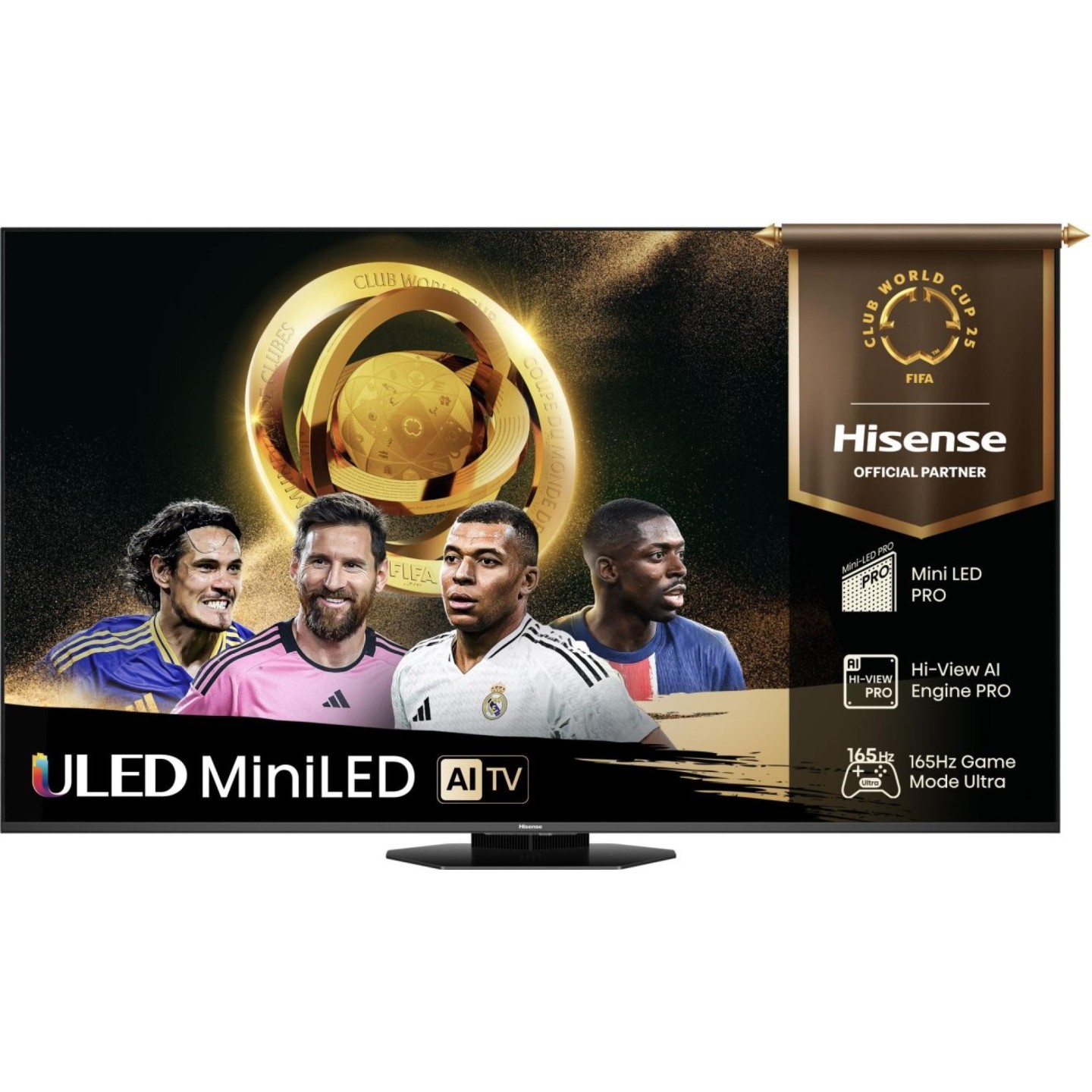 Hisense TV - 55U8Q - 55'' 4K Smart QLED MINI LED 144Hz TV — Buy in Cyprus with Fast Delivery