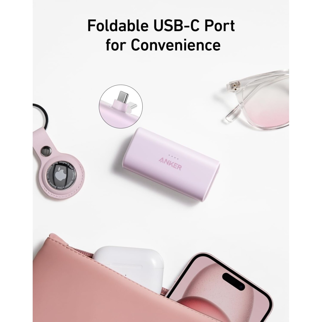 Anker Mobile Powerbank - 5,000mAh Nano 22.5W Built-In USB-C — Buy in Cyprus with Fast Delivery