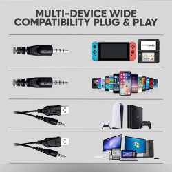 Armaggeddon Pulse 1 Chroma Gaming Headset 3.5mm 2.1 40mm Black (Boxed) — Buy in Cyprus with Fast Delivery