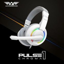 Armaggeddon Pulse 1 Chroma Gaming Headset 3.5mm 2.1 40mm Black (Boxed) — Buy in Cyprus with Fast Delivery
