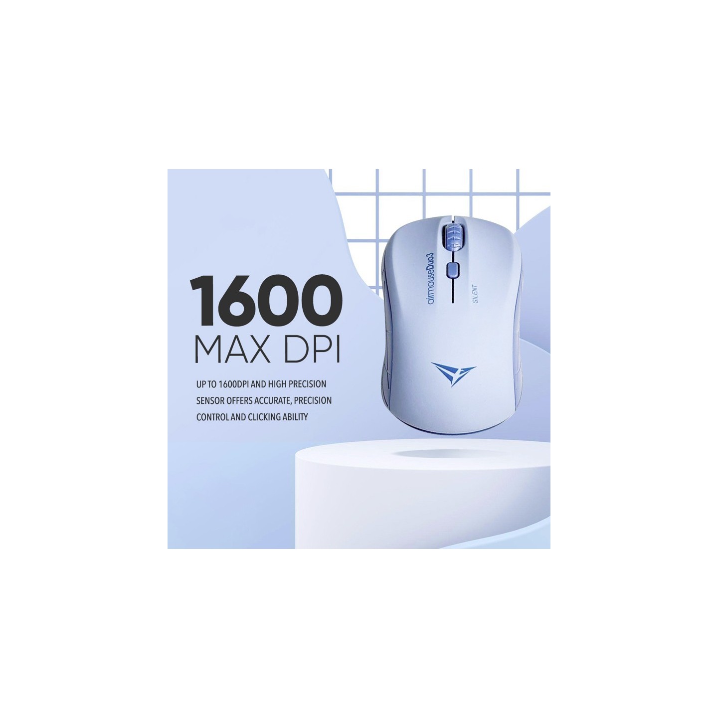 Alcatroz AirMouse Duo 3 Silent Wireless & Bluetooth Mouse Black (Boxed) — Buy in Cyprus with Fast Delivery