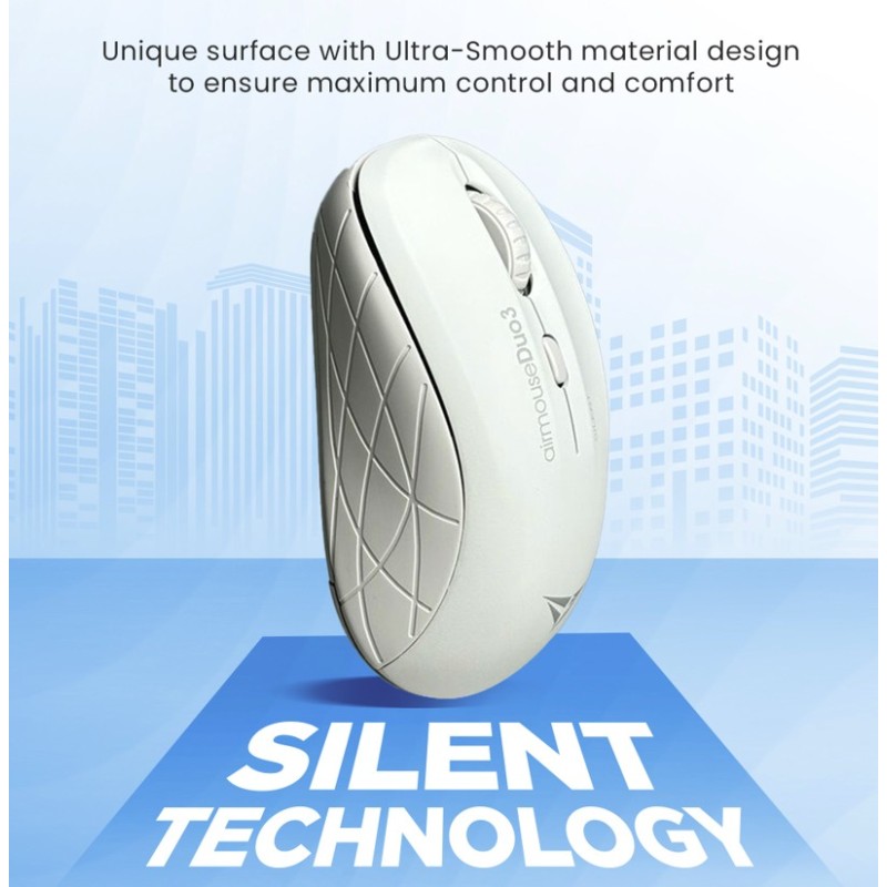 Buy Alcatroz Mouse - AIRMOUSE DUO 3 - Wireless & Bluetooth Silent Black in Cyprus, Nicosia, Limassol, Larnaka, Pafos