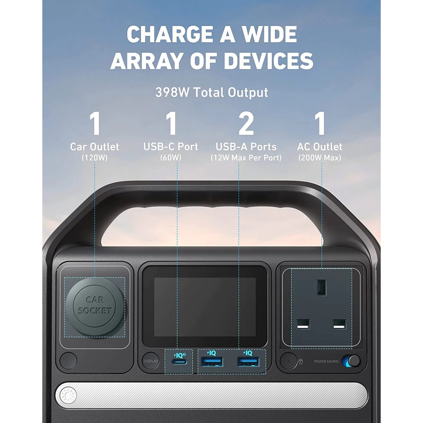 Anker SOLIX Powerhouse - 521 - Portable Power Station 256WH UK — Buy in Cyprus with Fast Delivery