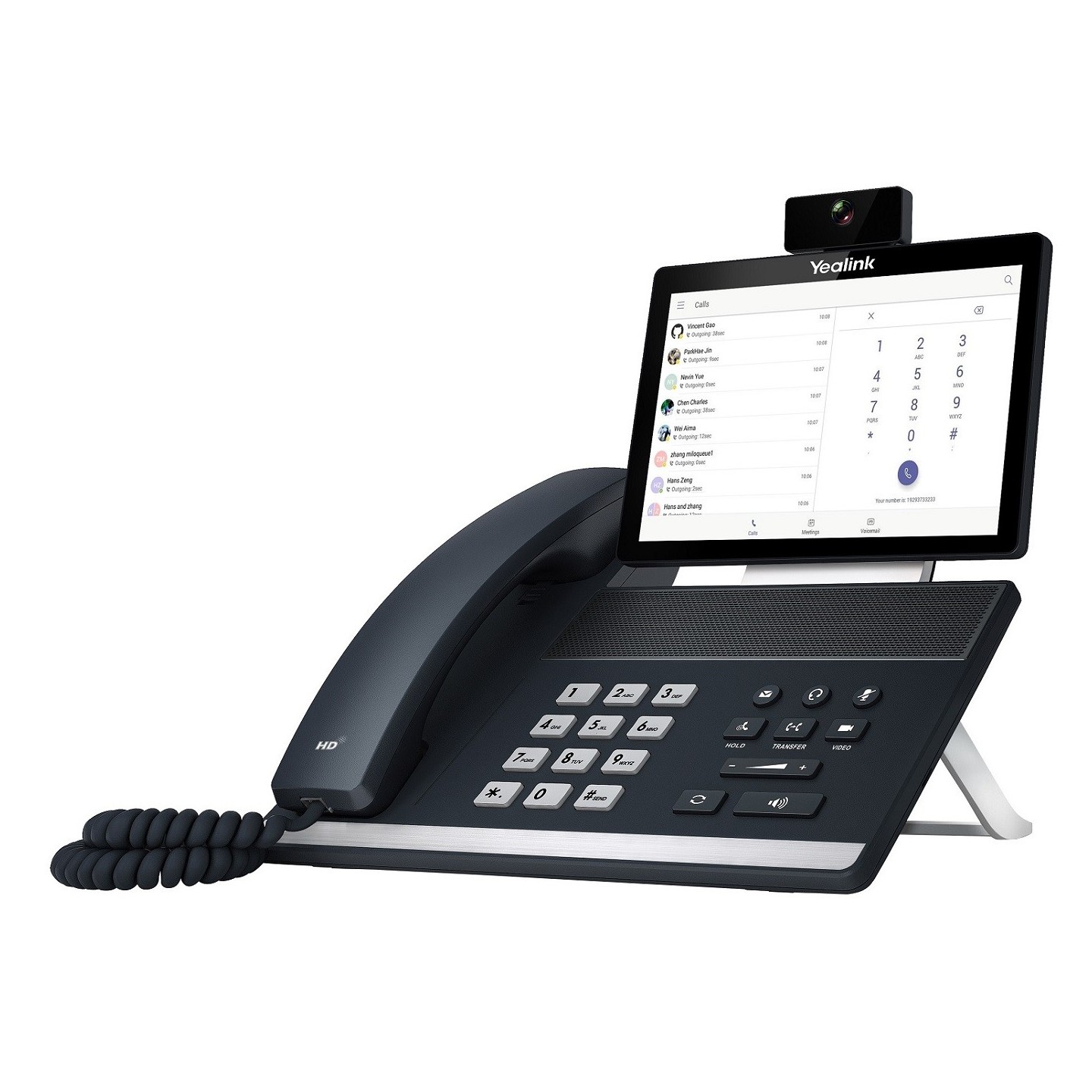 Yealink MS Teams Video Phone with 8.0'' Touch Screen, Camera, HDMI, USB, Bluetooth, Wi-Fi & Hybrid Mode VP59 TEAMS