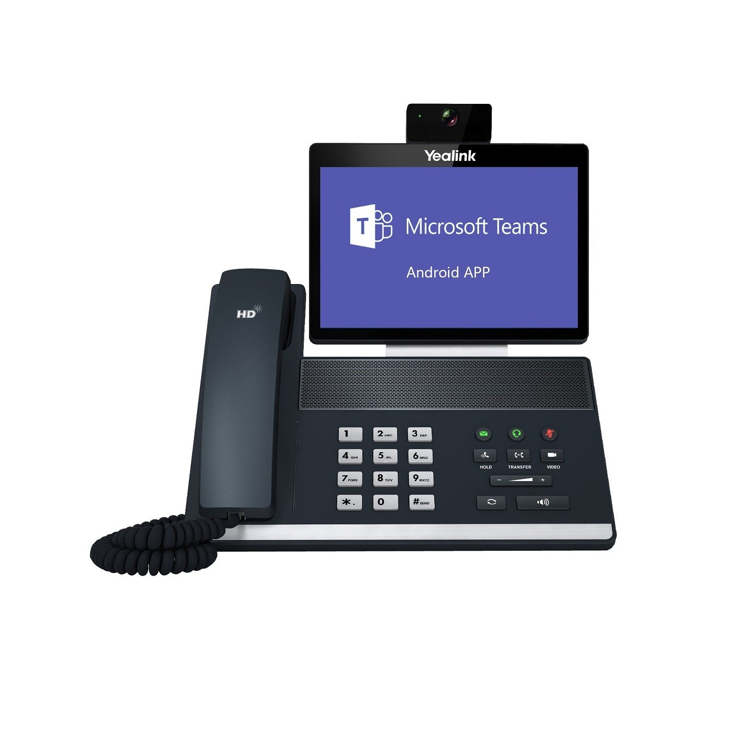 Yealink MS Teams Video Phone with 8.0'' Touch Screen, Camera, HDMI, USB, Bluetooth, Wi-Fi & Hybrid Mode VP59 TEAMS