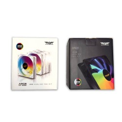 Armaggeddon ARGB KIT 5000 120mm Gaming Case Fan - 1pc Slave Black (Retail) — Buy in Cyprus with Fast Delivery