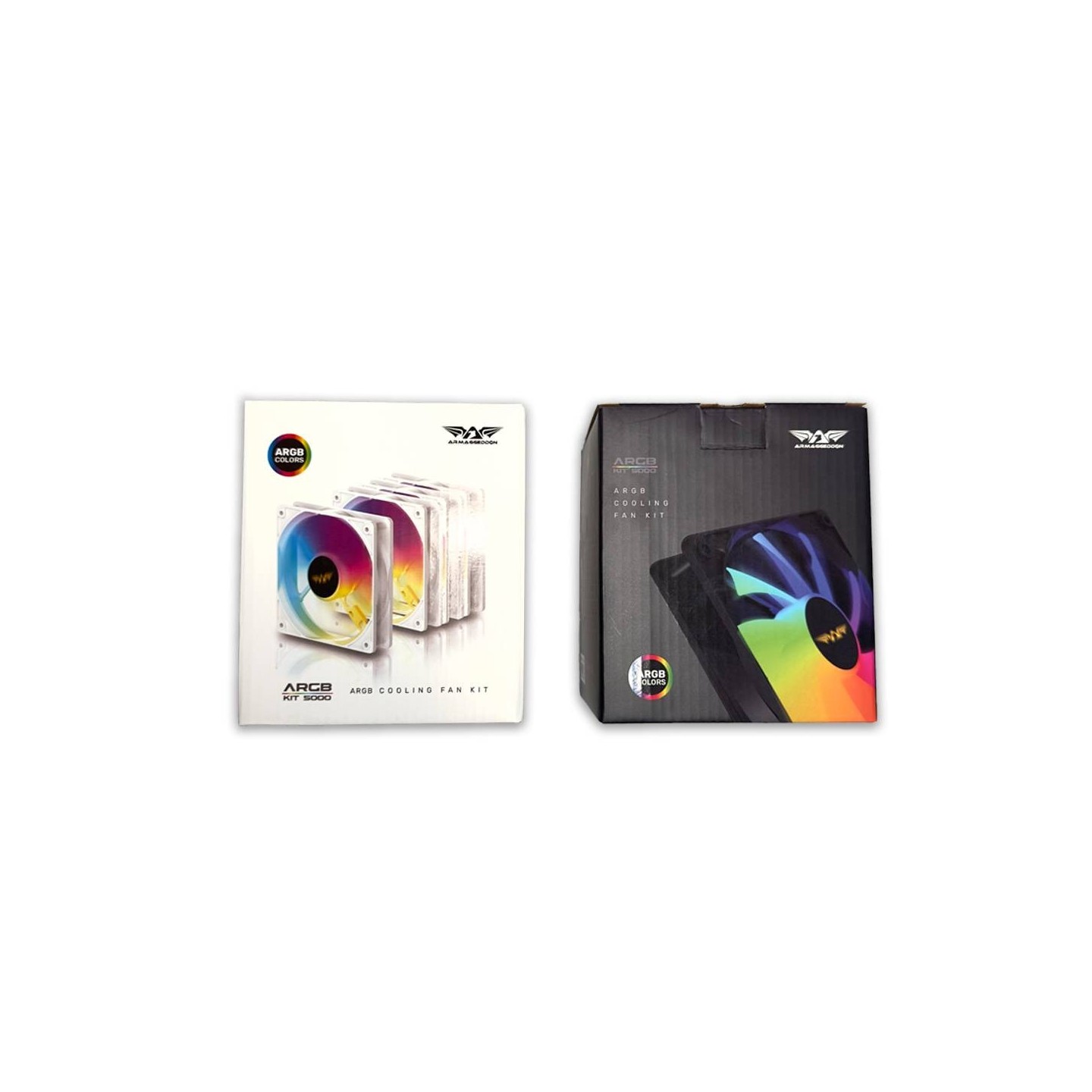 Armaggeddon ARGB KIT 5000 120mm Gaming Case Fan - 1pc Slave Black (Retail) — Buy in Cyprus with Fast Delivery