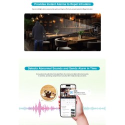 Buy Dahua IP Indoor 5.0MP Wifi PT Dome - H5D-5F - Dual Lens in Cyprus, Nicosia, Limassol, Larnaka, Pafos