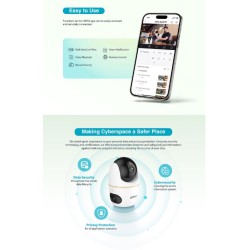 Buy Dahua IP Indoor 5.0MP Wifi PT Dome - H5D-5F - Dual Lens in Cyprus, Nicosia, Limassol, Larnaka, Pafos