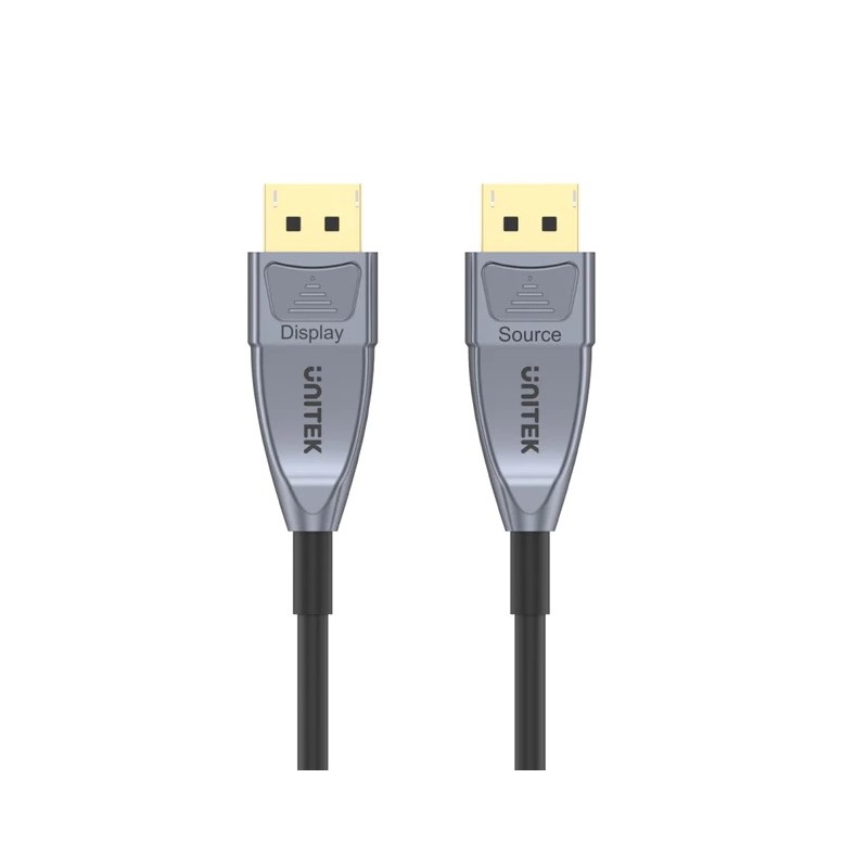 Buy Unitek DisplayPort 1.4 Cable - C1618GY - ActiveOptical 8K 240Hz 20.0m in Cyprus, Nicosia, Limassol, Larnaka, Pafos