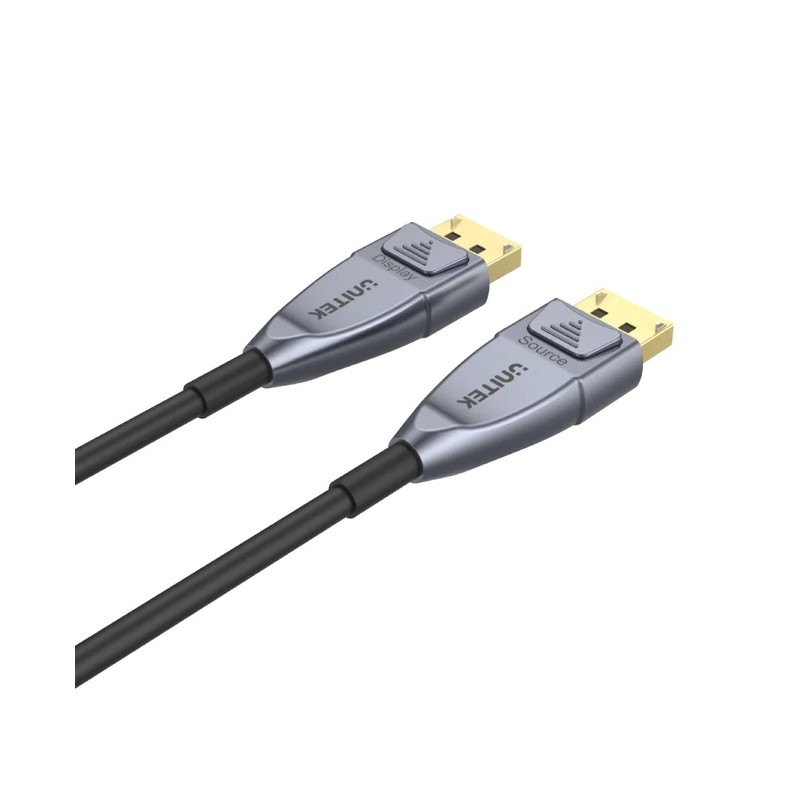 Buy Unitek DisplayPort 1.4 Cable - C1618GY - ActiveOptical 8K 240Hz 20.0m in Cyprus, Nicosia, Limassol, Larnaka, Pafos