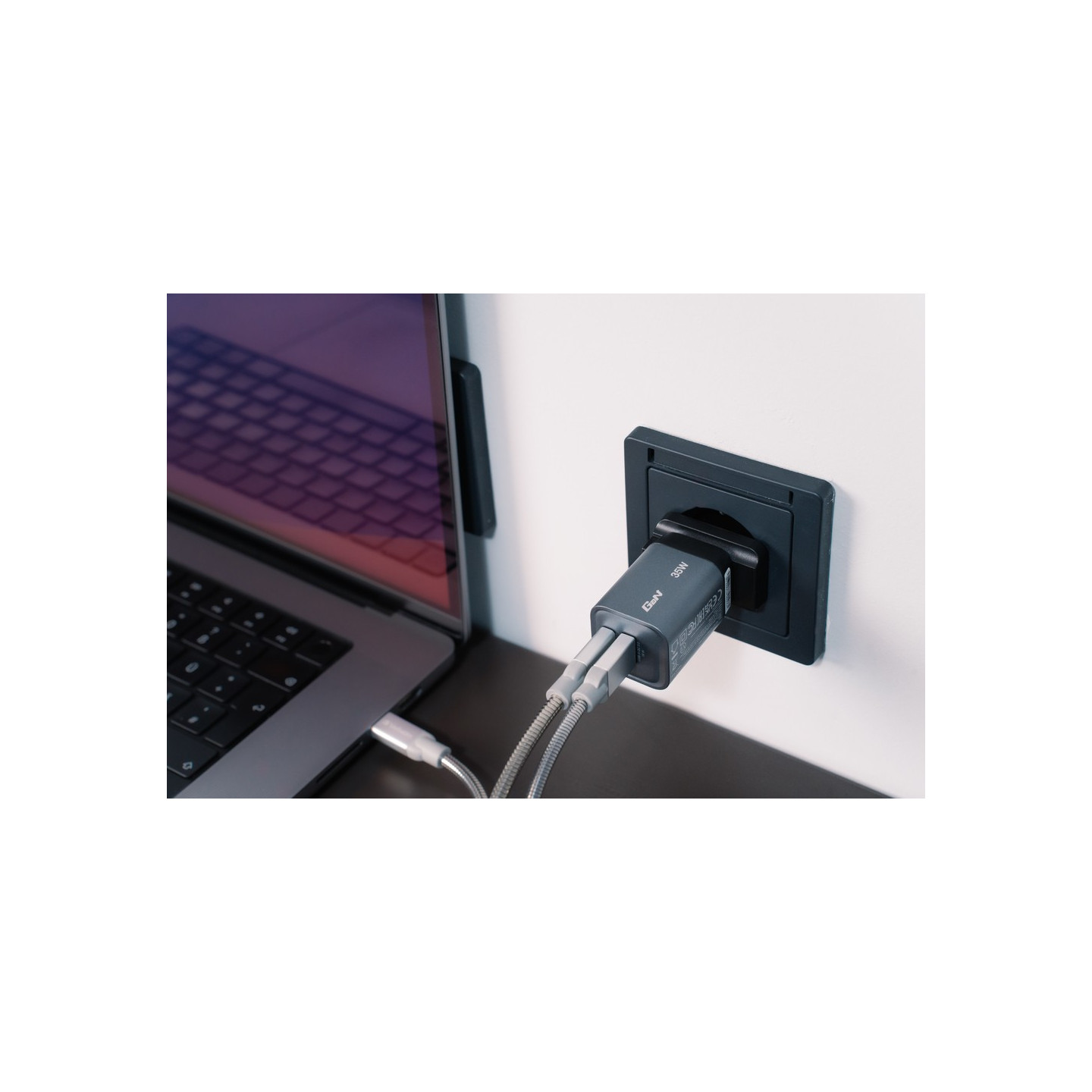 Verbatim Wall GaN Charger - GNC-35 - 35W USB-C USB-A (UK EU US) — Buy in Cyprus with Fast Delivery